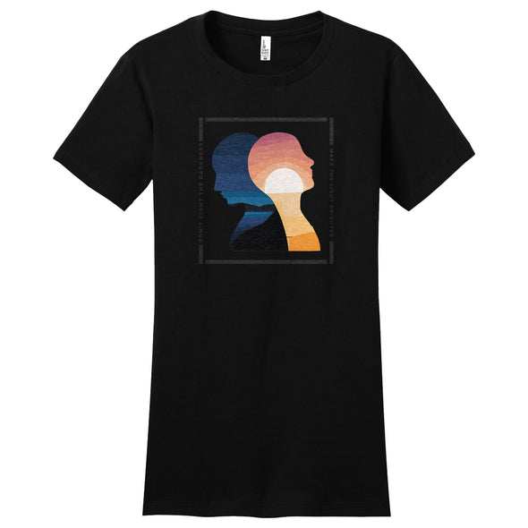 Luke Storey | Light Brighter Black Women's Fitted Tee