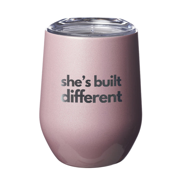 JHOP | She's Built Different (BOLD) Drinkware