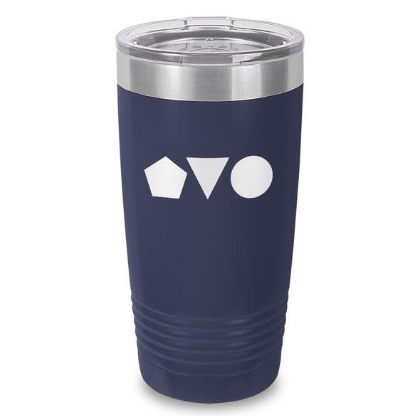 Wellness+Wisdom | Shapes Logo 20oz Laser Etched Tumbler