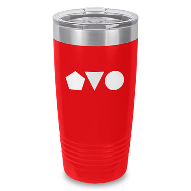 Wellness+Wisdom | Shapes Logo 20oz Laser Etched Tumbler