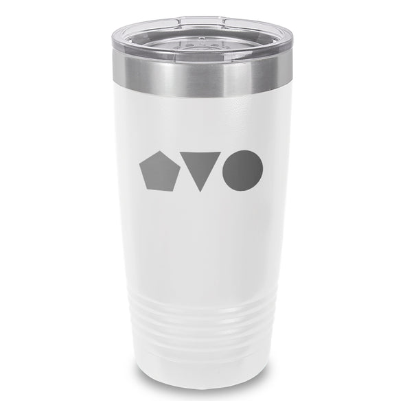 Wellness+Wisdom | Shapes Logo 20oz Laser Etched Tumbler