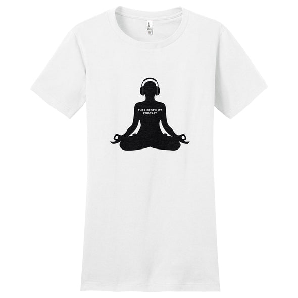 Luke Storey | Life Stylist Black Women's Fitted Tee