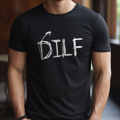 The Tolers | DILF White Print Men's Apparel