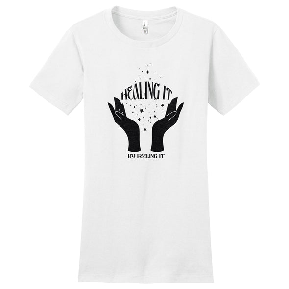 Luke Storey | Healing It Black Women's Fitted Tee