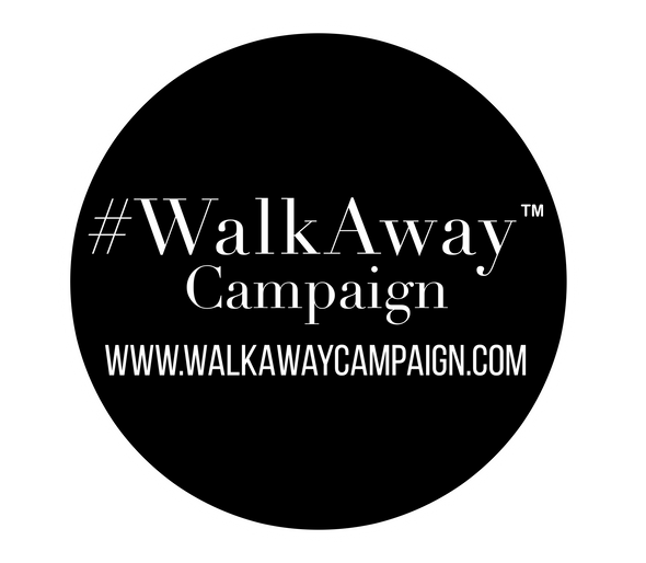 #WalkAway | Walk Away Campaign Design Sticker