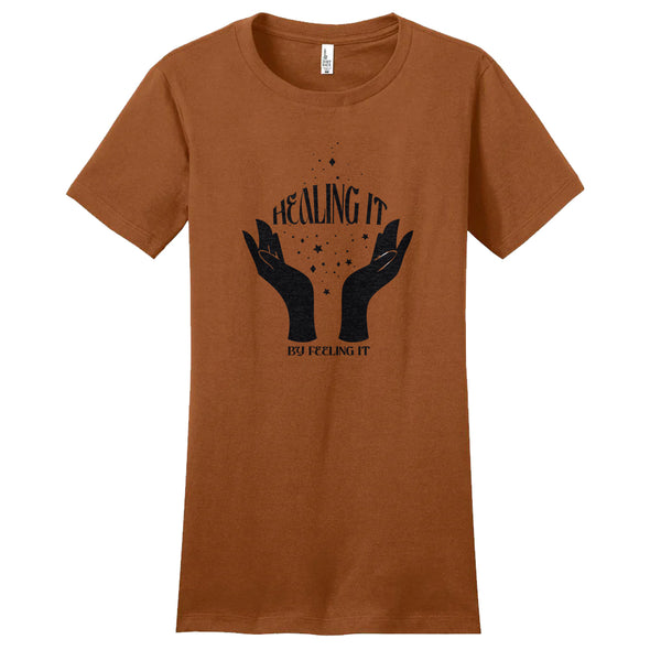 Luke Storey | Healing It Black Women's Fitted Tee