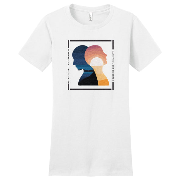 Luke Storey | Light Brighter Black Women's Fitted Tee