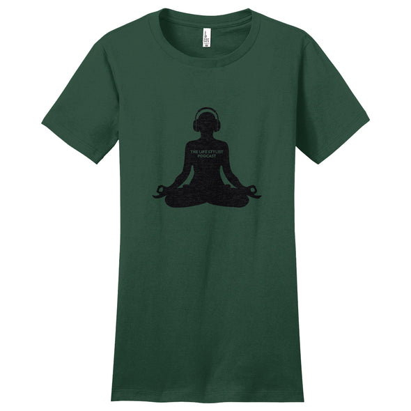 Luke Storey | Life Stylist Black Women's Fitted Tee