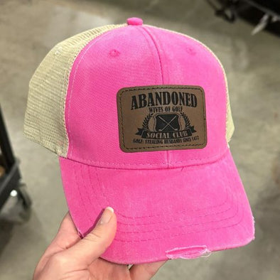 The Tolers | Abandoned Wives Of Golf Leather Patch Trucker Hat