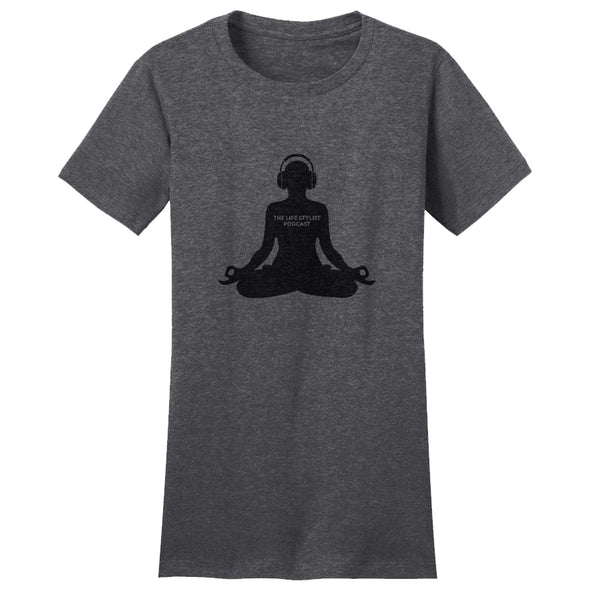 Luke Storey | Life Stylist Black Women's Fitted Tee