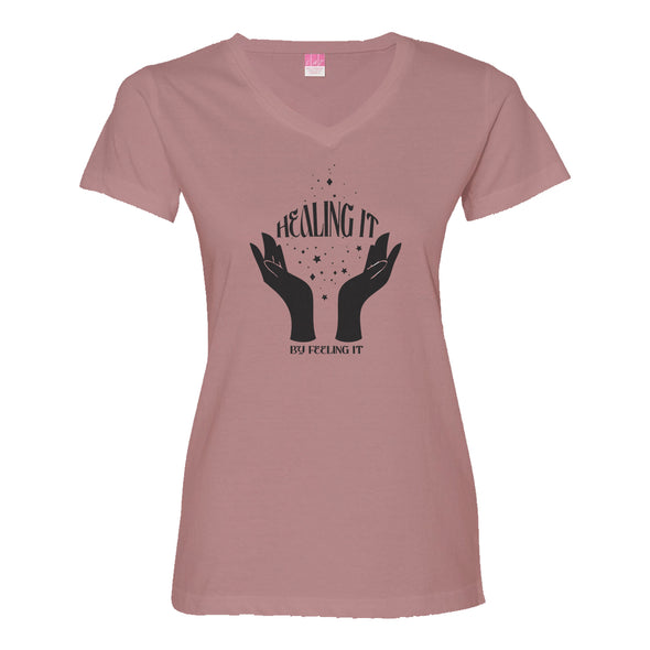 Luke Storey | Healing It Black Women's V-Neck