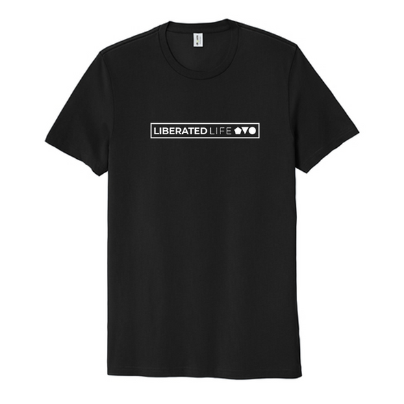 Wellness+Wisdom | Liberated Life White Print Men's Apparel