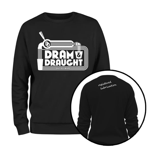 Dram & Draught | Registered Lubrication White Print Outerwear