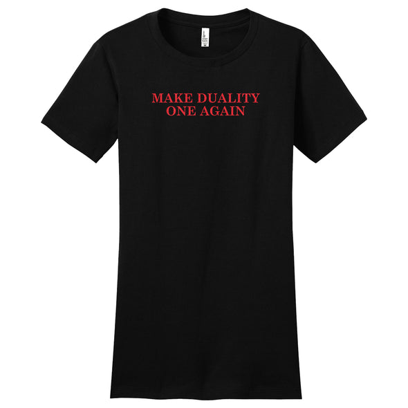 Luke Storey | Make Duality One Again Women's Fitted Tee