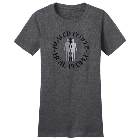 Luke Storey | Healed People Heal People Women's Fitted Tee