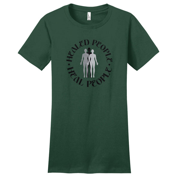 Luke Storey | Healed People Heal People Women's Fitted Tee