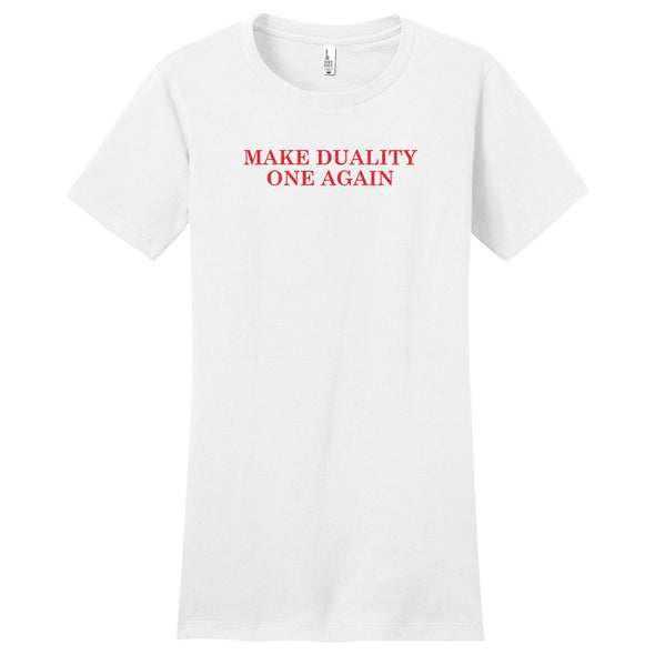 Luke Storey | Make Duality One Again Women's Fitted Tee