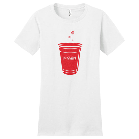 Luke Storey | Don't Spike My Proteins Women's Fitted Tee