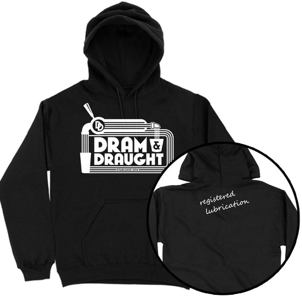 Dram & Draught | Registered Lubrication White Print Outerwear