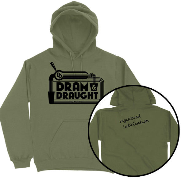 Dram & Draught | Registered Lubrication Black Print Outerwear