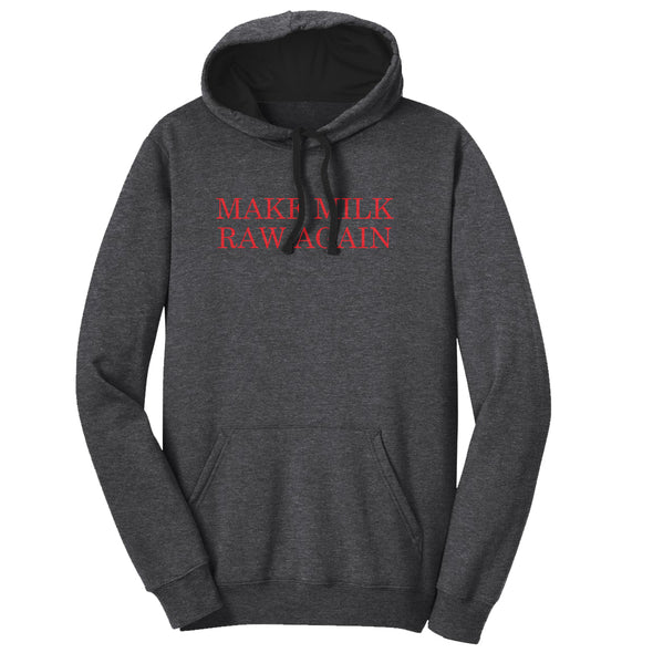 Luke Storey | Make Milk Raw Again Men's Fleece Hoodie