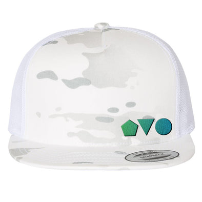 Wellness+Wisdom | Shape Logo Hat Multicam Alpine