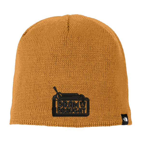 Dram & Draught | Dram & Draught Black Print North Face Beanie