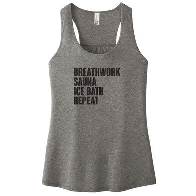 Luke Storey | Breathwork Black Print Women's Racerback Tank