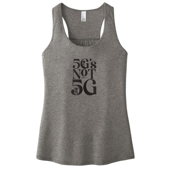 Luke Storey | 5Gs Not 5G Black Print Women's Racerback Tank