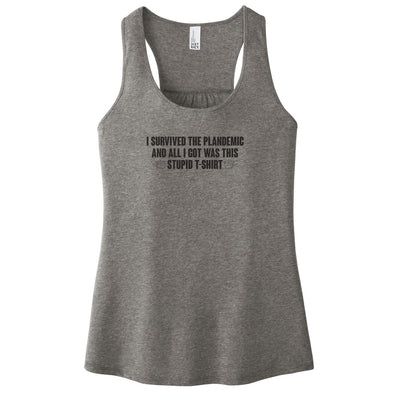 Luke Storey | I Survived the Plandemic Women's Racerback Tank