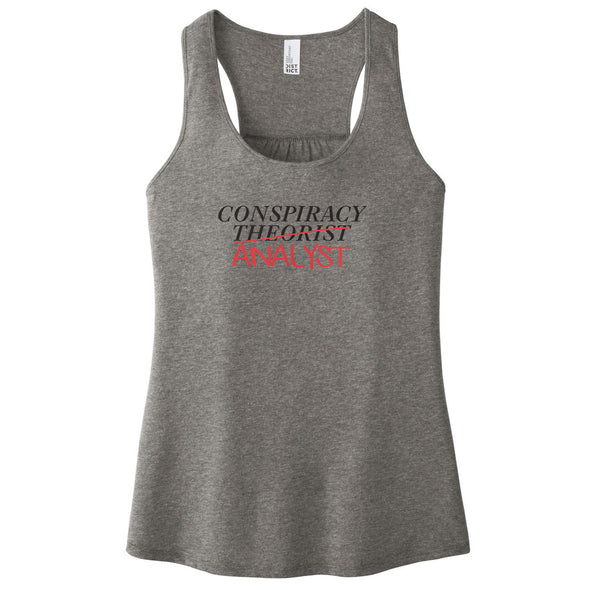 Luke Storey | Conspiracy Analyst Women's Racerback Tank