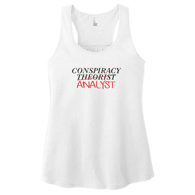 Luke Storey | Conspiracy Analyst Women's Racerback Tank