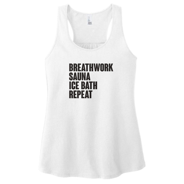 Luke Storey | Breathwork Black Print Women's Racerback Tank