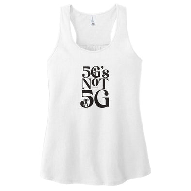 Luke Storey | 5Gs Not 5G Black Print Women's Racerback Tank