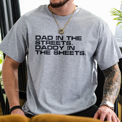 The Tolers | Dad In The Streets Black Print Men's Apparel