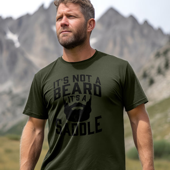 The Tolers | It's Not A Beard Black Print Men's Apparel