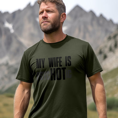 The Tolers | My Wife Is Hot Black Print Men's Apparel