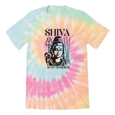 Luke Storey | Shiva Black Print Tie Dye Tee