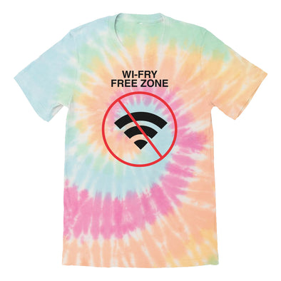 Luke Storey | Wi Fry Black Print Tie Dye Tee