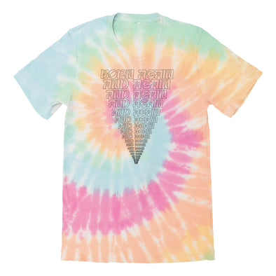 Luke Storey | Born Again Black Print Tie Dye Tee