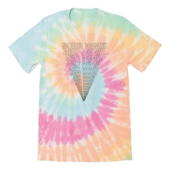 Luke Storey | Born Again Black Print Tie Dye Tee