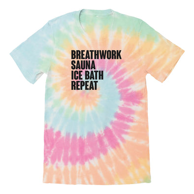 Luke Storey | Breathwork Black Print Tie Dye Tee