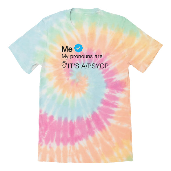 Luke Storey | My Pronouns Are Tie Dye Tee