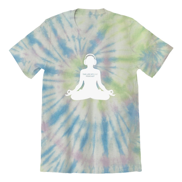 Luke Storey | Life Stylist White Tie Dye Tee