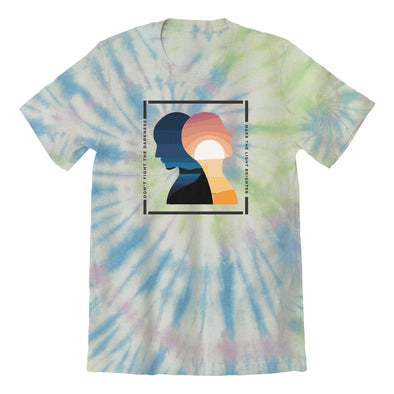 Luke Storey | Light Brighter Black Tie Dye Tee