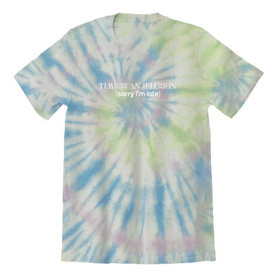 Luke Storey | Time Illusion White Tie Dye Tee