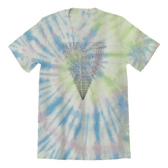 Luke Storey | Born Again Black Print Tie Dye Tee