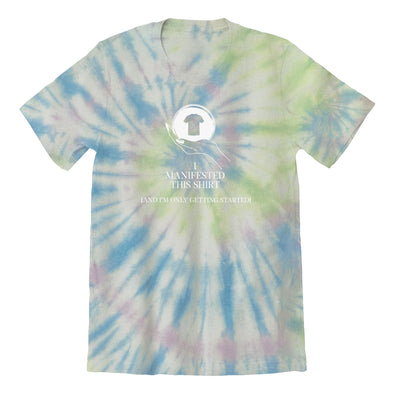 Luke Storey | Manifested White Print Tie Dye Tee