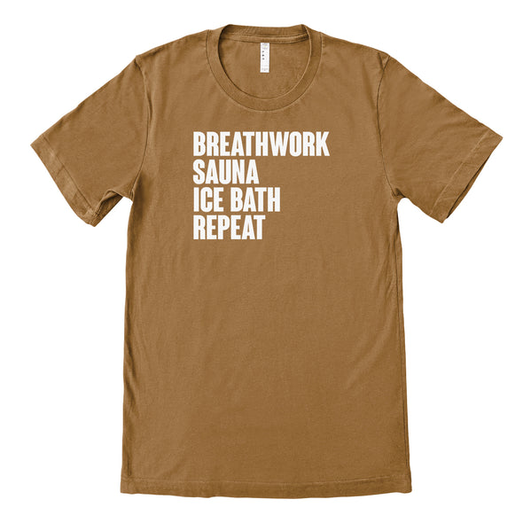 Luke Storey | Breathwork White Print Men's Tee