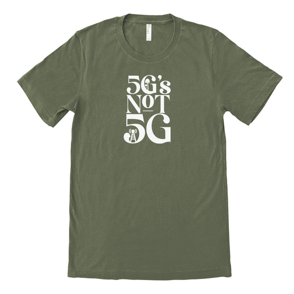 Luke Storey | 5Gs Not 5G White Print Men's Tee